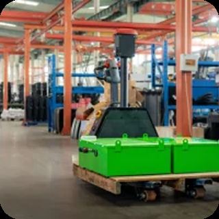 Green automated transport vehicle