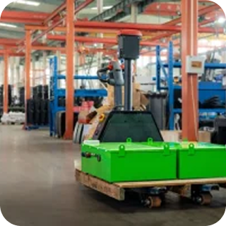 Green automated transport vehicle